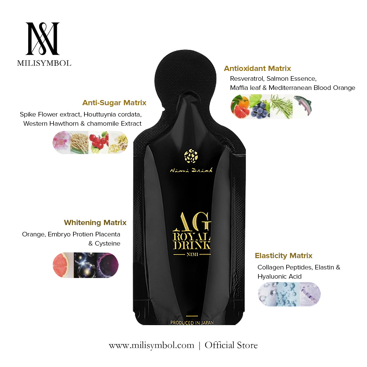NIMI JAPAN AG Royal Drink (10 Sachet/20 grams)