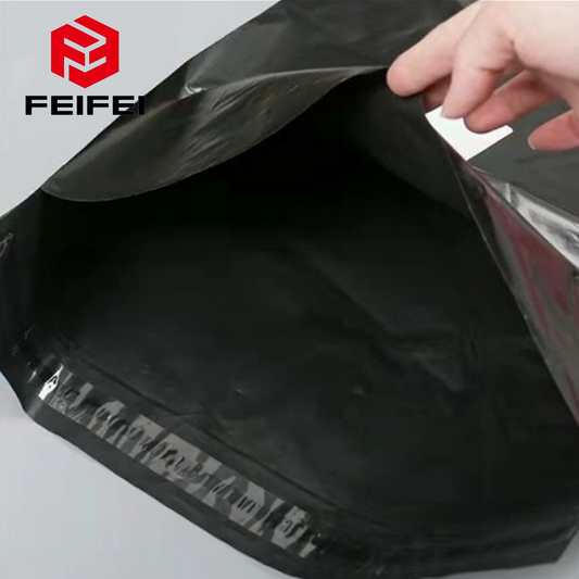 Black Plain Pouch No Sleeve - SMALL