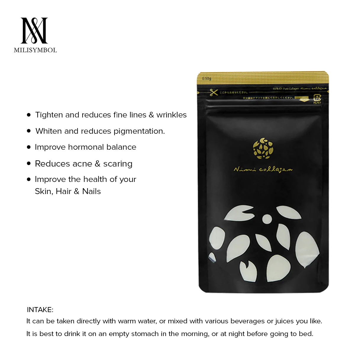 NIMI JAPAN Collagen Peptide Powder Drink (50grams) - 15 Box